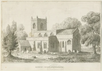 Hanbury templom: rézkarc, nd [c 1800] (nyomtatás)