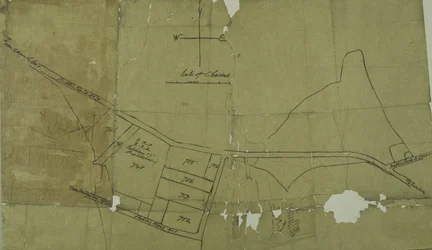 Willesden térképe, London (litho)
