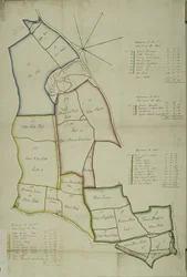 Willesden térképe, London (litho)