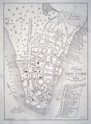 New York terve 1729-ben (litho)