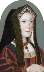 Egy hölgy portréja, állítólag Lady Margaret Percy, Cumberland grófnője (olaj, tábla)