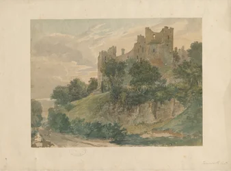 Tamworth kastély: akvarell rajz, nd [?XIX. század] (festmény)
