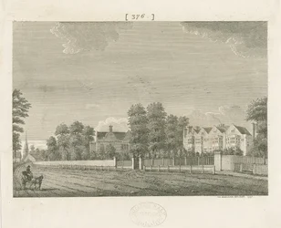 Whittington Hall: metszet