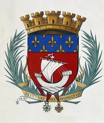 Párizs Blazon "Feldob és elsüllyed"
