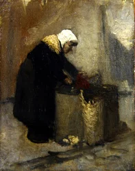 Chiffonniere (olaj, vászon)