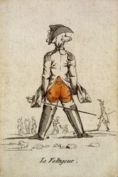 Régi kijátszható kártya: a szív ásza – „” The Voltigeur””. Térképmúzeum: Ploucher, Issy-les-Moulineaux.