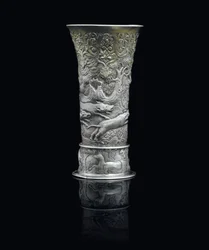 Beaker, Erdély, 1650 körül (aranyozott parcella ezüst)