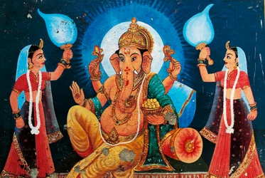 Ganesh ábrázolása, Benares, India