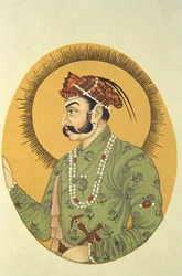Jahangir mogul császár portréja, India