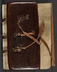 MS CCC 282 Corpus Irish Missal Book Binding, c.1120-30 (tölgy, bőr és pergamen)