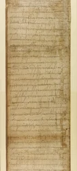 Hozzáadás. 5412, 2. rész, Ravenna adásvételi okirata, 572. június 3. (papirusz)