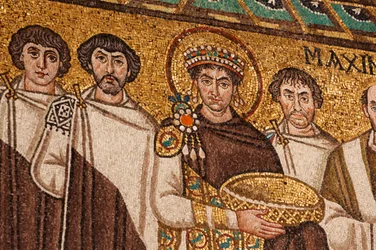 I. Justinianus császár (mozaik)