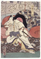 Yoshitoki (színes fametszet)