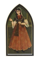 Fiatal nő, Mohammad Hassan követője, ismeretlen művész (olaj, vászon)