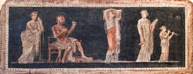 Dionüszoszi jelenet, Herculaneum
