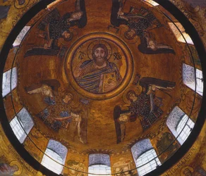 Pantokrátor Krisztus arkangyalokkal (mozaik)