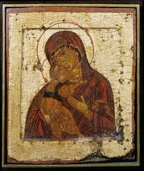 Vlagyimir Istenanya, orosz ikon, Pszkov Iskola, 15. század vége (tempera a panelen)