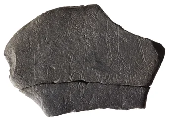 Túszkő, a kora középkori szigeti kolostorból, Inchmarnock, Bute, Skócia, Kr. u. 8-9. század (pala)