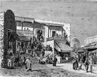Mór kávéház Sidi Bou Saidban