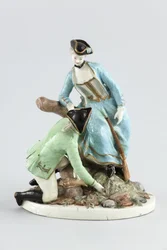 Romantikus pár (porcelán)
