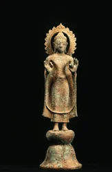 Buddha, Dvaravati-korszak (bronz)