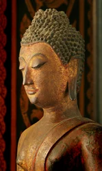 Lanna Sukhthaya stílusú Buddha (bronz)