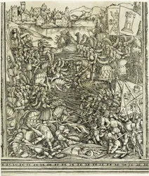 A háború Velencével, I. Maximilian diadalívéből