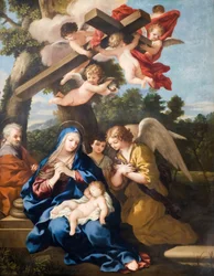 A Szent Család angyalokkal, 1700.