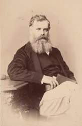 Thomas Oldham portréja 1816-1878, 1876 előtt.