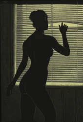 Árulás, 2000 (scratchboard, digitálisan színezve)