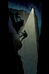 Utazás a Föld középpontjába, 2007 (scratchboard, digitálisan színezve)