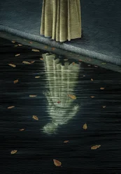 Rosmersholm, 2010 (scratchboard, digitálisan színezve)