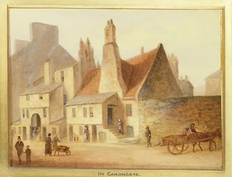 Canongate, részlet Edinburghból: Kilenc kilátás az óvárosról