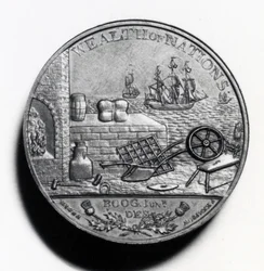 Scottish Penny Adam Smith emlékére állítva (fordított), 1797 (réz) (előlapját lásd: XJF448269)