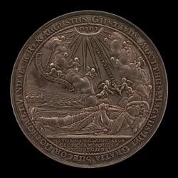 II. Gusztáv Adolf halála, 1594-1632, svéd király 1611 [előlap], 1634.