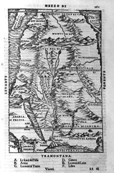 A Nílus folyása – Sebastiano Munster „” Cosmographiájában”.