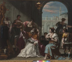 Salamon imádja a bálványokat, 1724 körül