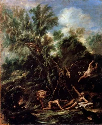 Szent Antal megkísértése, c1706-c1707