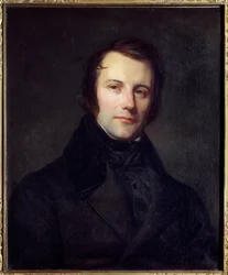 Edgar Quinet (1803-1875) portréja 1848-ban. Sebastien Cornu (1804-1870) festménye