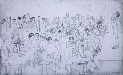 A humoristák otthon pihennek, 1916