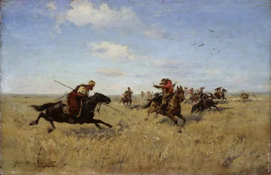 Harc a dnyeperi kozákok és tatárok között, 1892