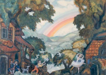 A.Adam, Giselle / díszlet Sudeikin