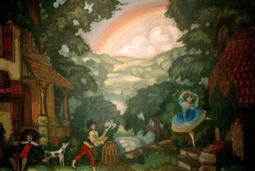 A.Adam, Giselle / díszlet Sudeikin