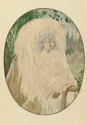 Leshy. Illusztráció A. Puskin Ruslan és Ljudmila című verséhez, 1921-1926.