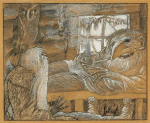 A paraszt és a domovoj, 1922.