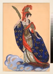 A Bobrishchev Pouchkine (Bobrishchev-Pouchkine) "Le triomphe des Etats" jelmez (A Bobrishchev-Puskin (Bobrishchev Puskin) Az Államok diadala című színházi darabjának jelmezterve - Szergej Yurievic életműve