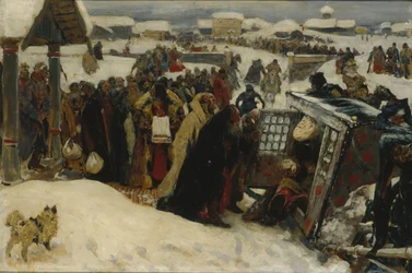 Vajda érkezése, 1907