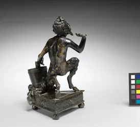Térdelő szatír, 1520 körül (bronz)