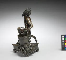Térdelő szatír, 1520 körül (bronz)