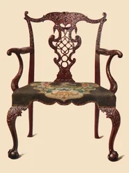 Mahagóni szék, 1906
